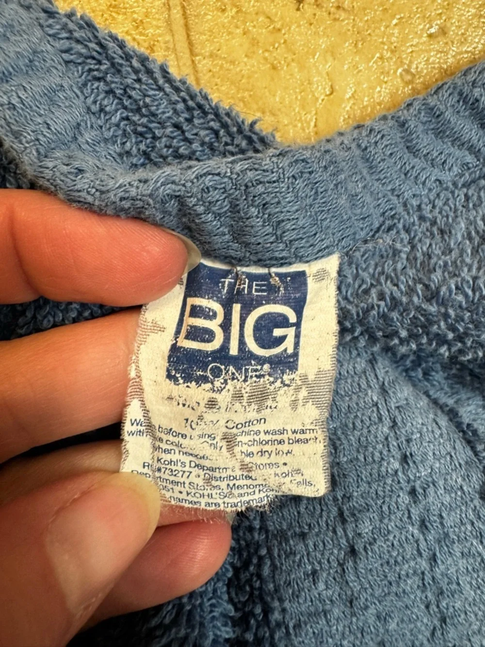 Kohl’s Blue Embroidered Unicorn Big One Hand Towel Replacement